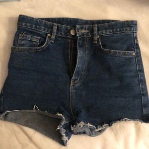 Dark Wash Denim Shorts